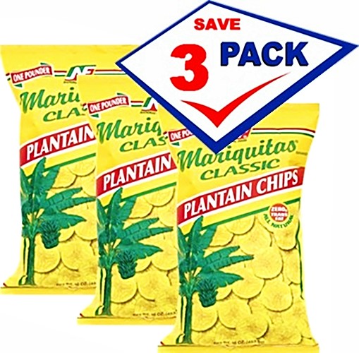 Plantain Chips Original 15 oz Pack of 3